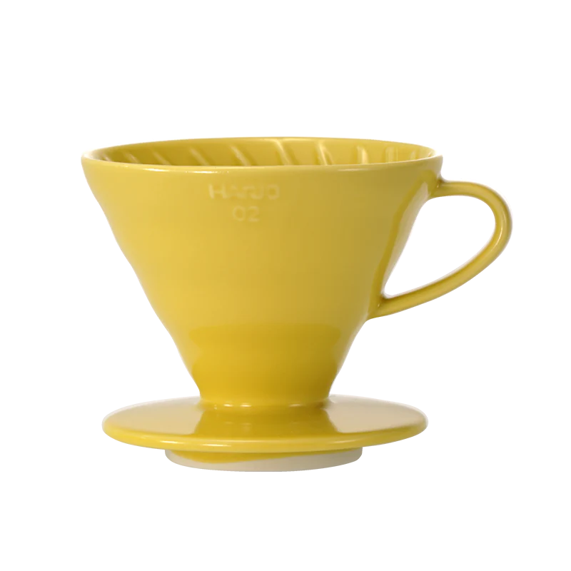 Coador V60 Cerâmica Amarelo - Hário