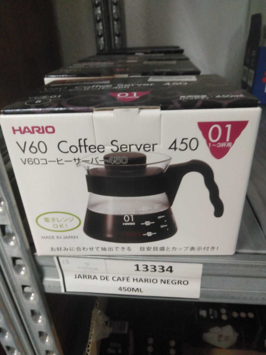 Jarra de café Hario Negro 450ml
