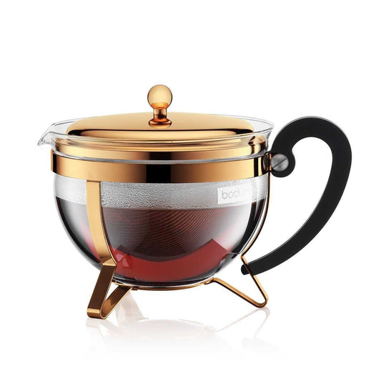 Chaleira 1.3L Dourado Bodum Chambord