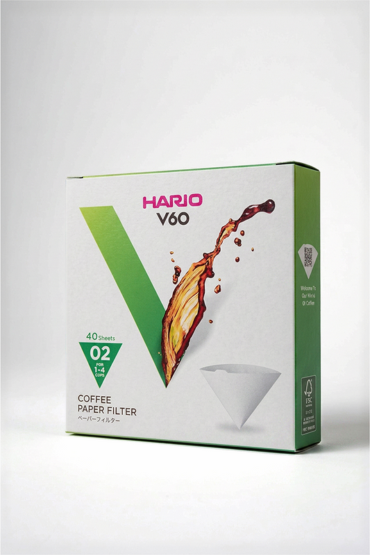 Filtro Papel V60 Hario Box 40 uds