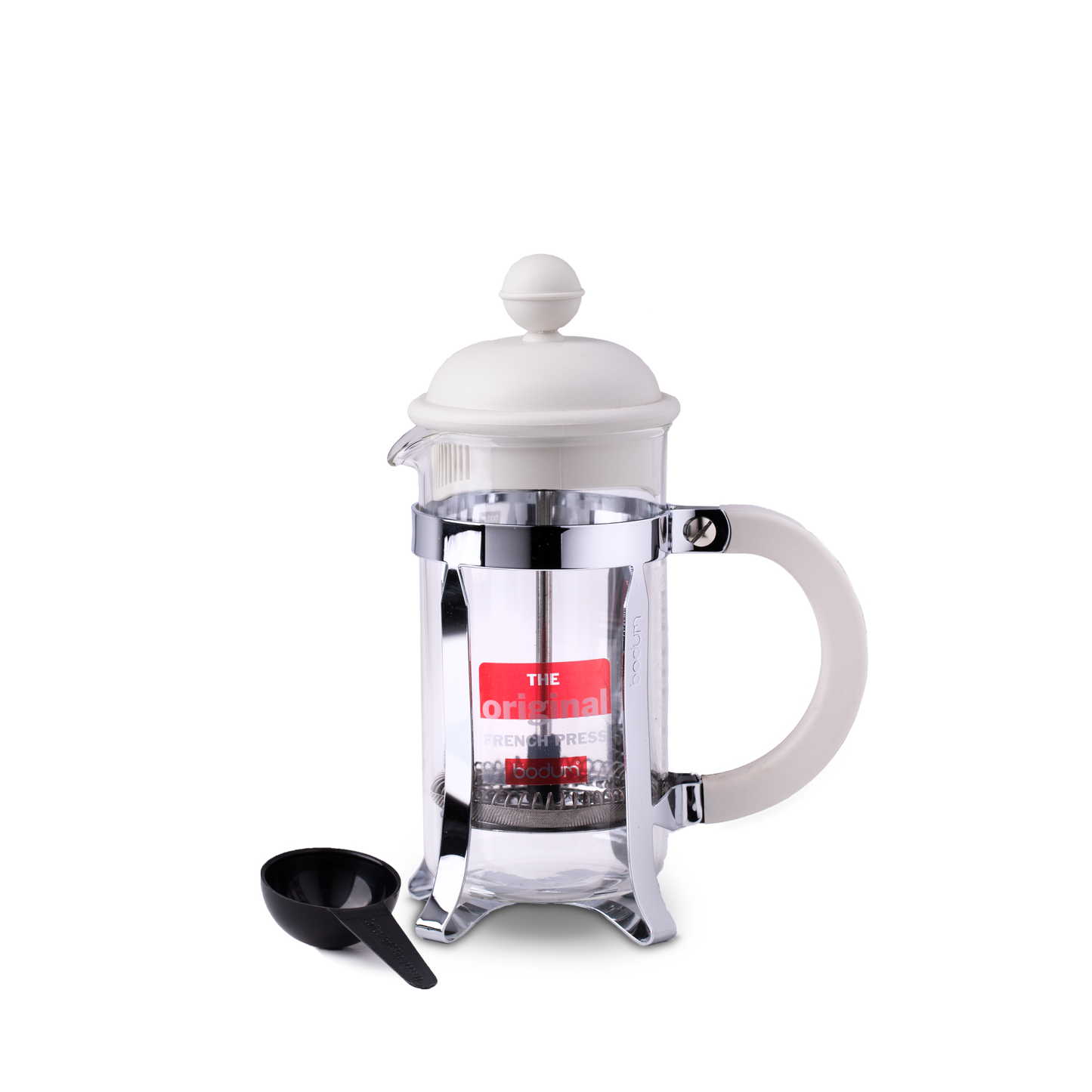 Cafeteira 3 Chav Embolo Branco Bodum Chambord