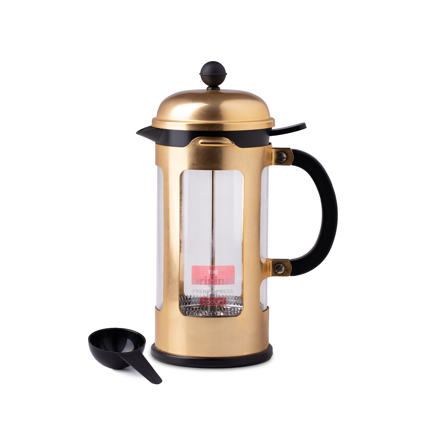 Cafeteira 8 Chav Embolo Dourado Bodum Chambord