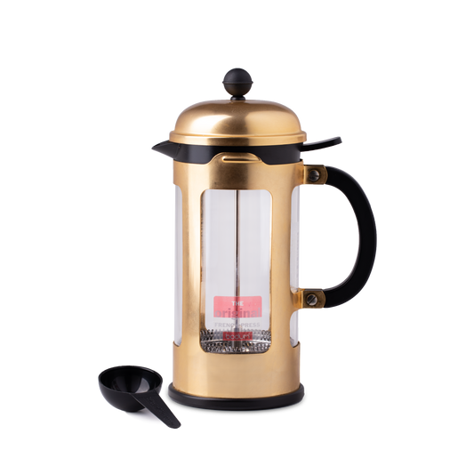 Cafeteira 8 Chav Embolo Dourado Bodum Chambord