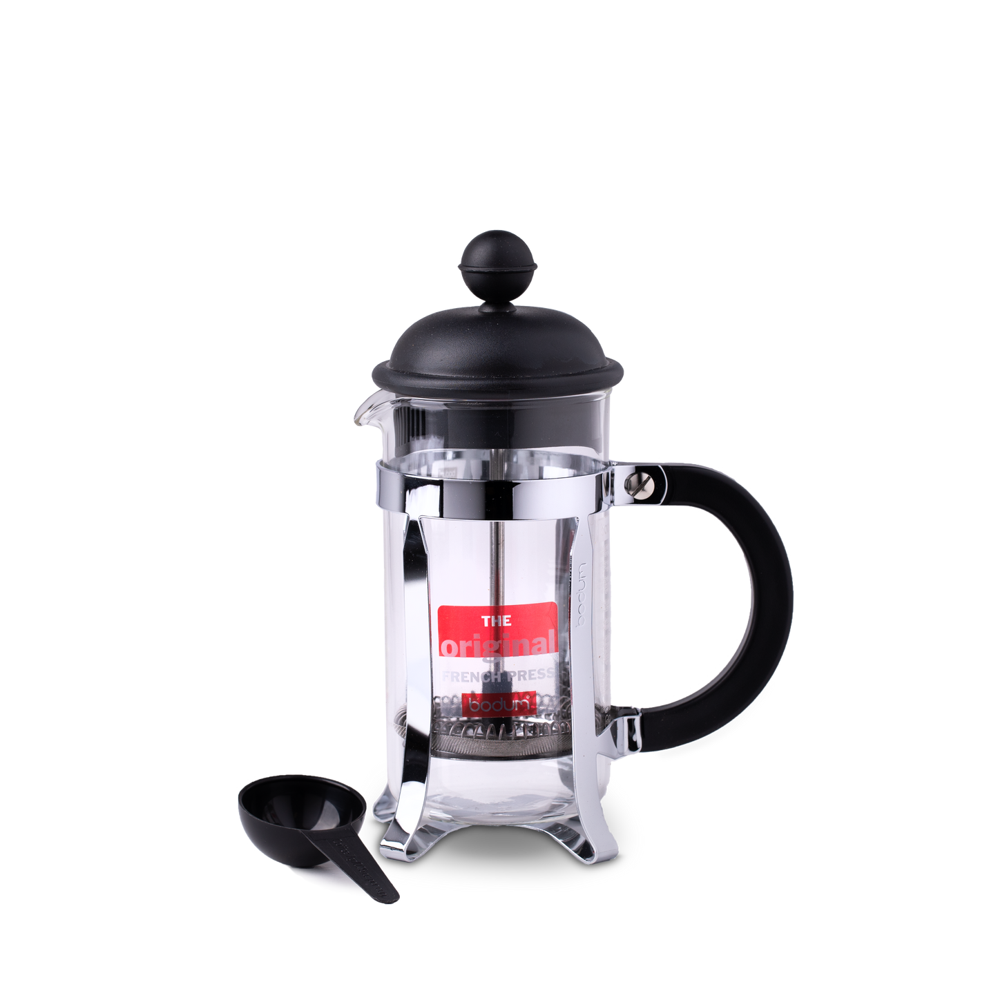 Cafeteira 3 Chav Embolo Preto Bodum Chambord