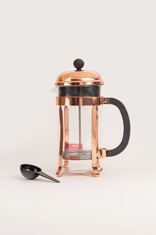 Cafeteira 4 Chav Embolo Cobre Bodum Chambord