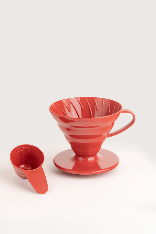 Coador V60 Cerâmica Vermelha - Hário